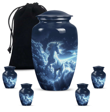 Large Urn with 4 Small Urn