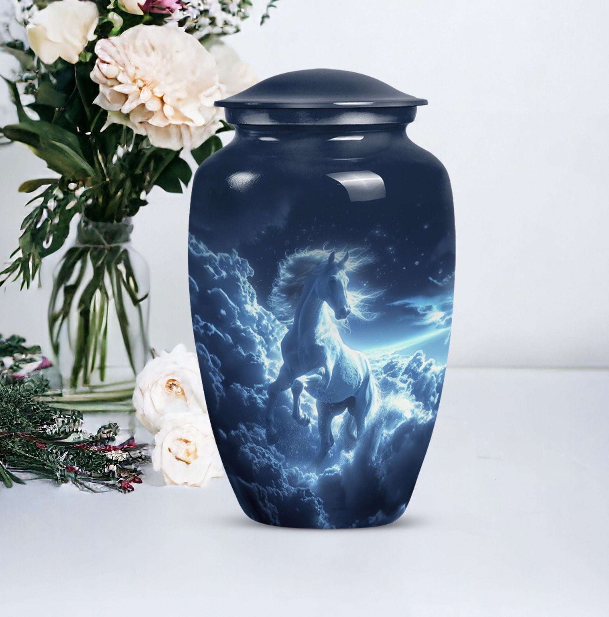 Horse Theme Cremation Urn