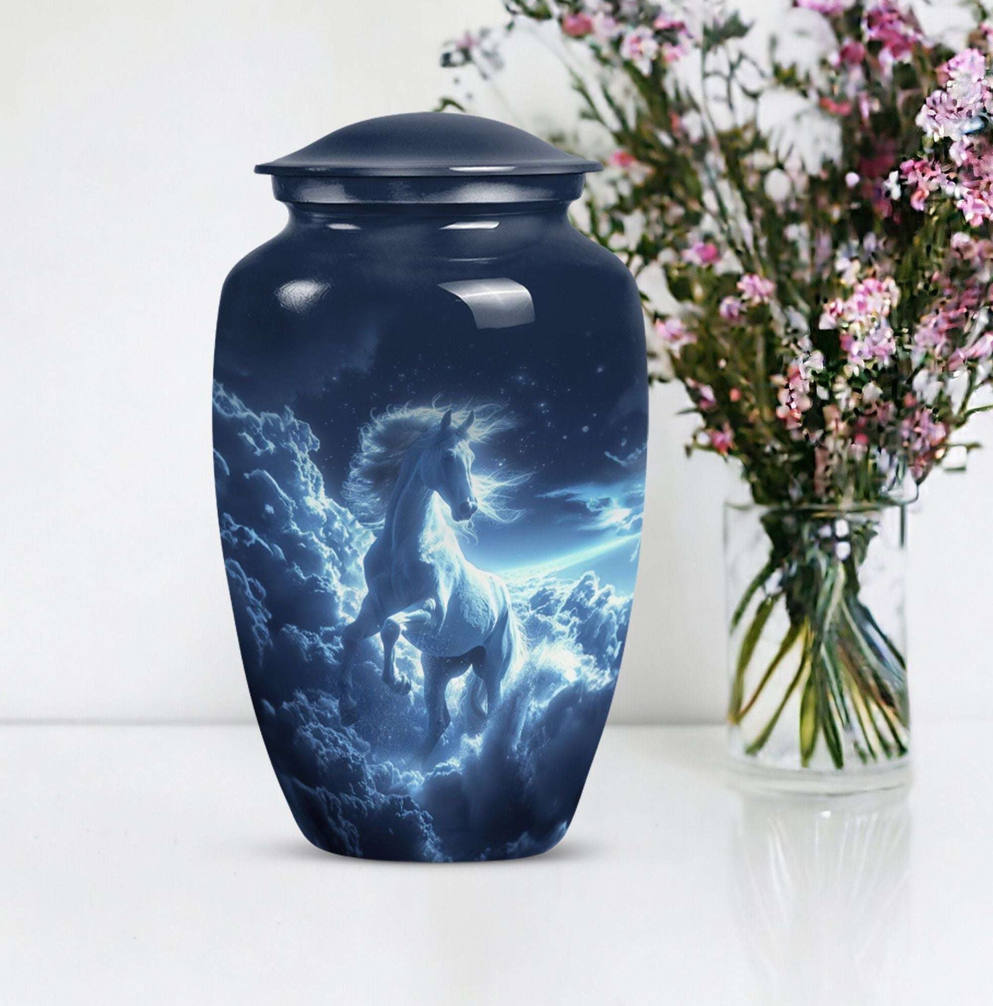 Horse Theme Cremation Urn