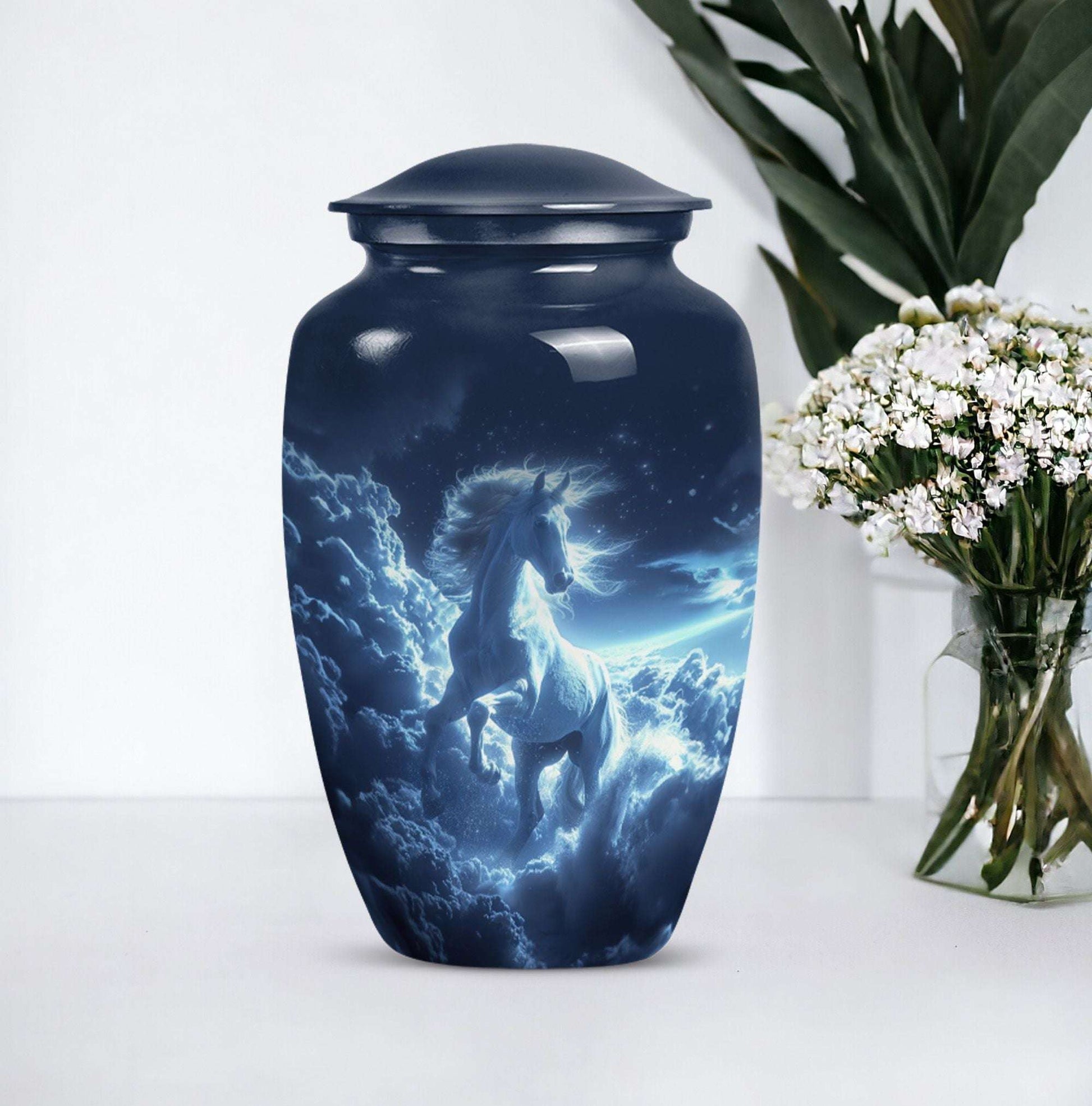 Horse Theme Cremation Urn