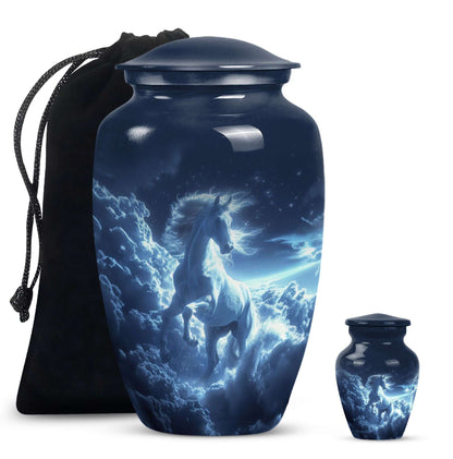 Horse Theme Cremation Urn