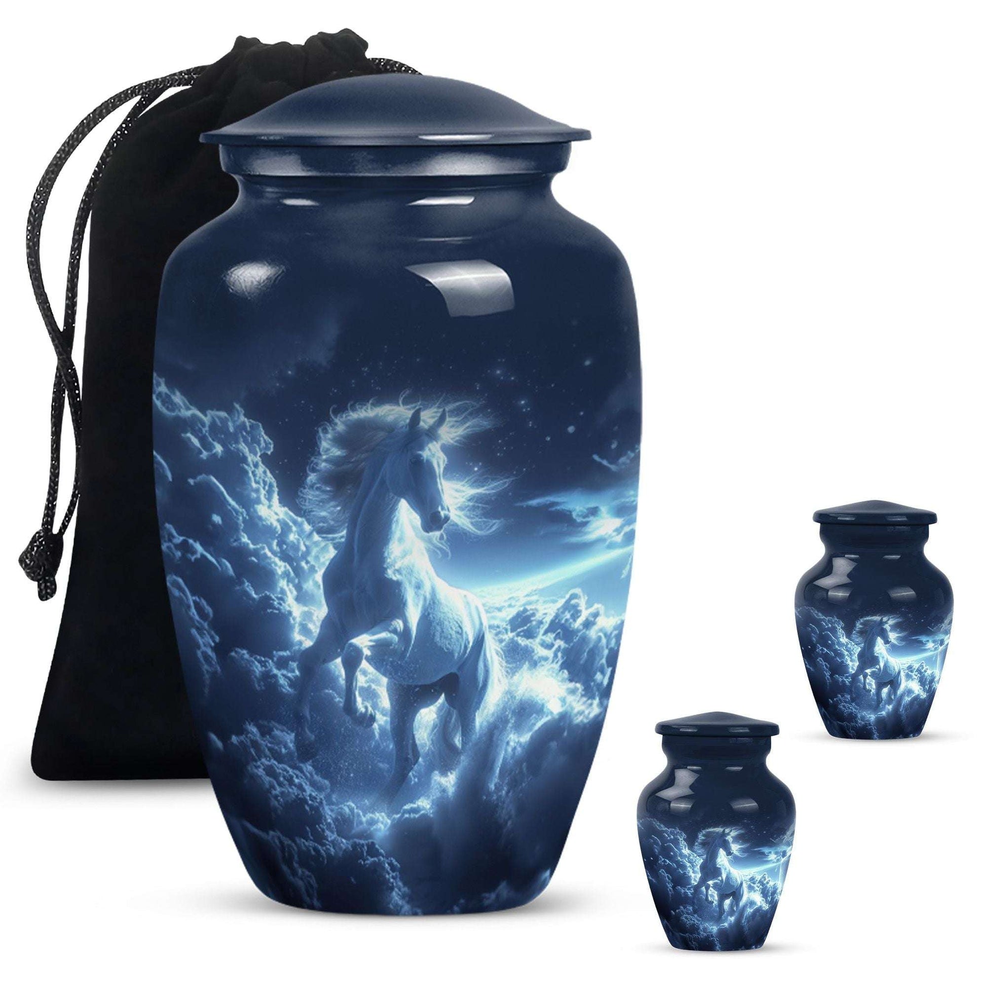 Horse Theme Cremation Urn