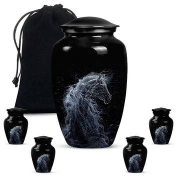 Large Urn with 4 Small Urn