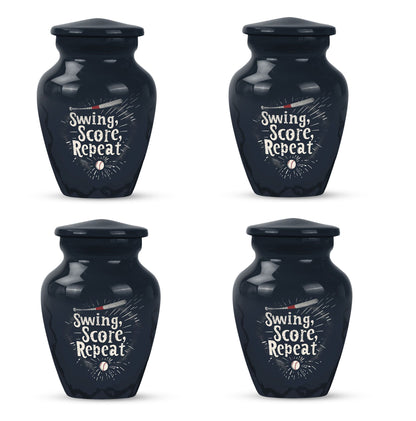 10-inch classic baseball urn for burial, capable 