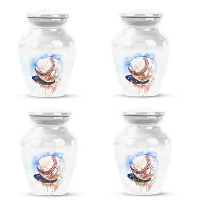 Image of a 10-inch classic baseball urn.