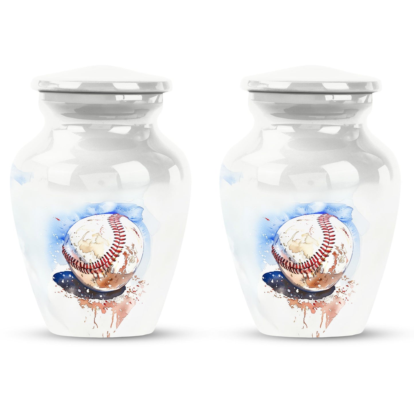 Image of a 10-inch classic baseball urn.