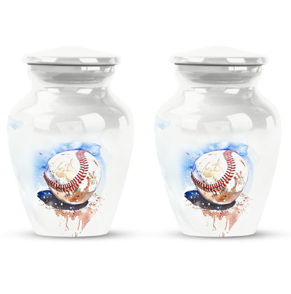 Image of a 10-inch classic baseball urn.