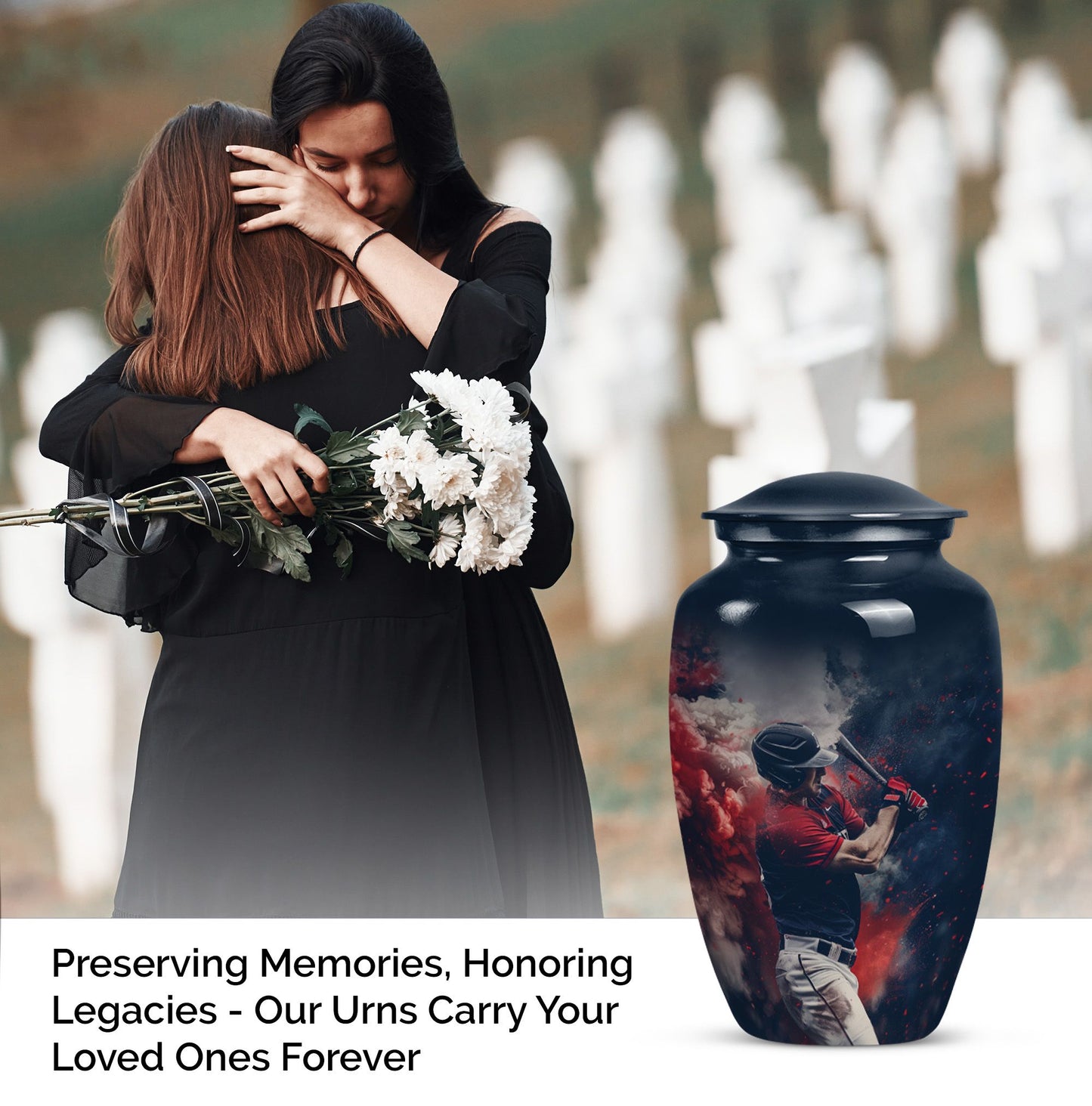 Baseball Urn for adult man's ashes
