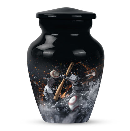 baseball urn.