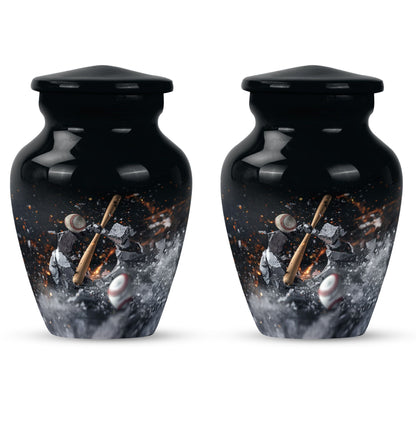 baseball urn.