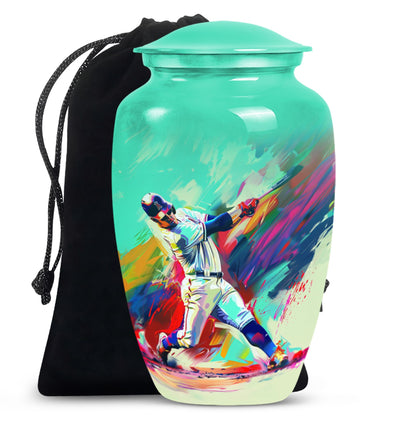 baseball cremation urn.