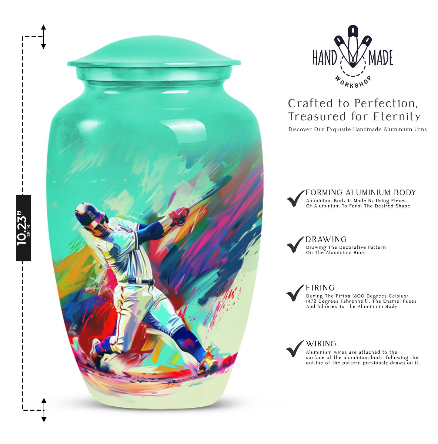 baseball cremation urn.