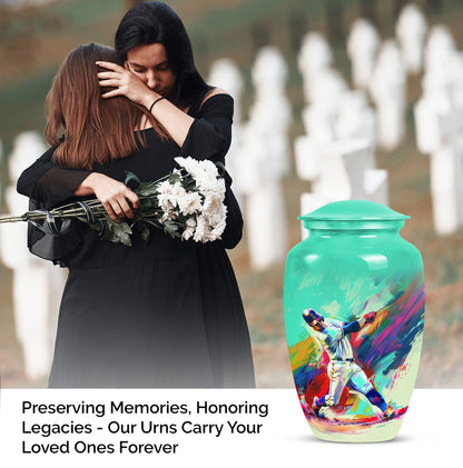 baseball cremation urn.