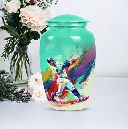 baseball cremation urn.