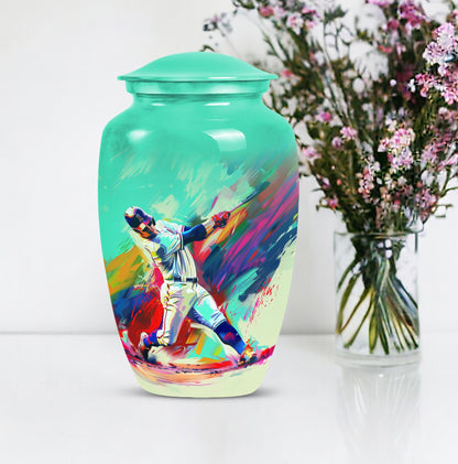 baseball cremation urn.