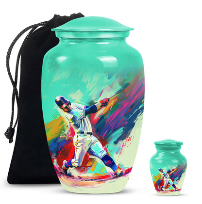 baseball cremation urn.