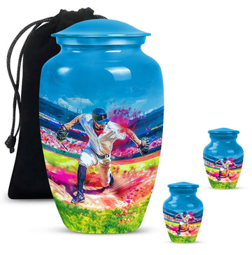 Large Urn with 2 Mini Urn