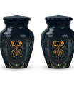 Classic 10 inch Zodiac Urn, memorial large