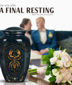 Classic 10 inch Zodiac Urn, memorial large