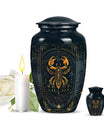 Classic 10 inch Zodiac Urn, memorial large
