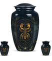Classic 10 inch Zodiac Urn, memorial large