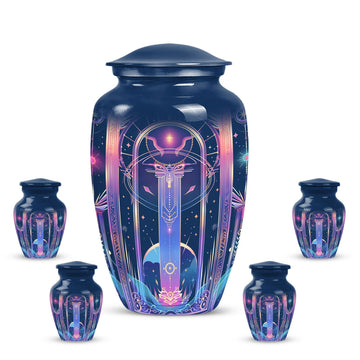 Large Urn with 4 Small Urn