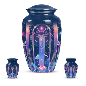 Large Urn with 2 Mini Urn