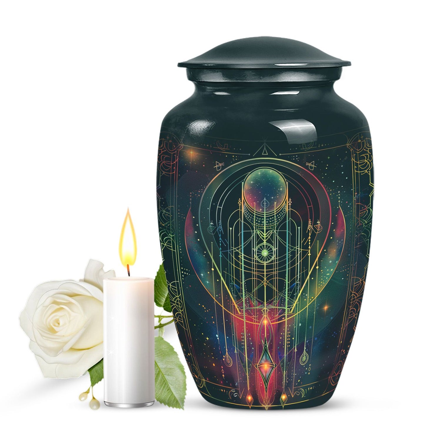Zodiac Urn for adult male ashes