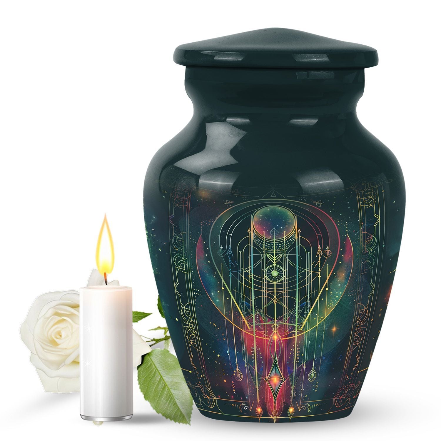 Zodiac Urn for adult male ashes