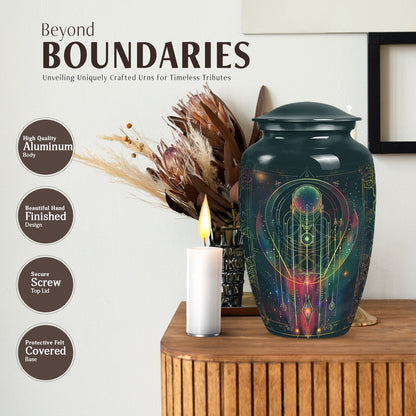 Zodiac Urn for adult male ashes
