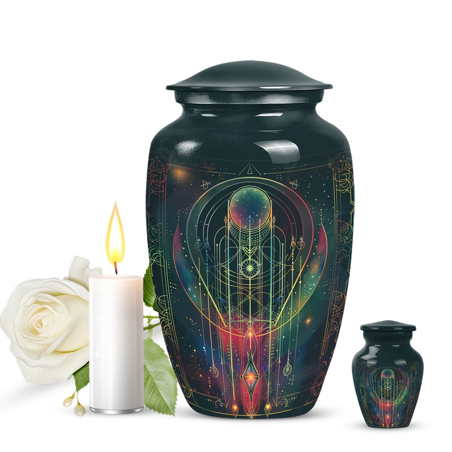 Zodiac Urn for adult male ashes