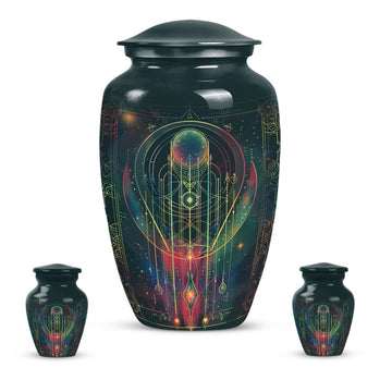 Large Urn with 2 Mini Urn