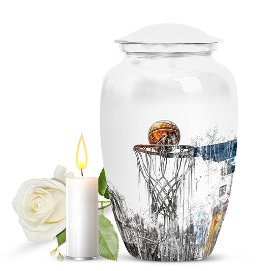 basketball urn for human ashes.