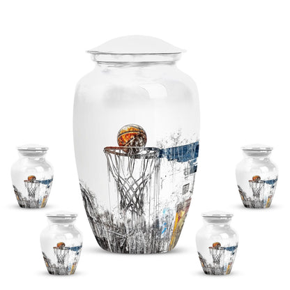 basketball urn for human ashes.