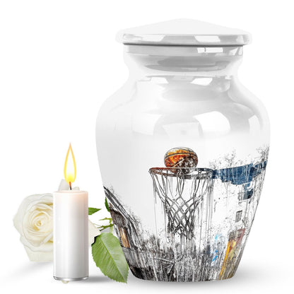 basketball urn for human ashes.
