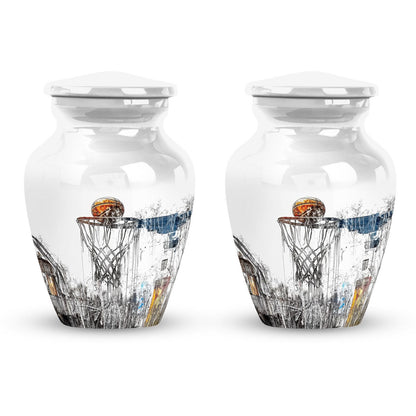 basketball urn for human ashes.