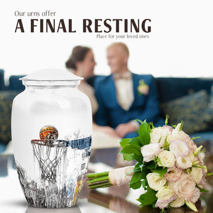 basketball urn for human ashes.