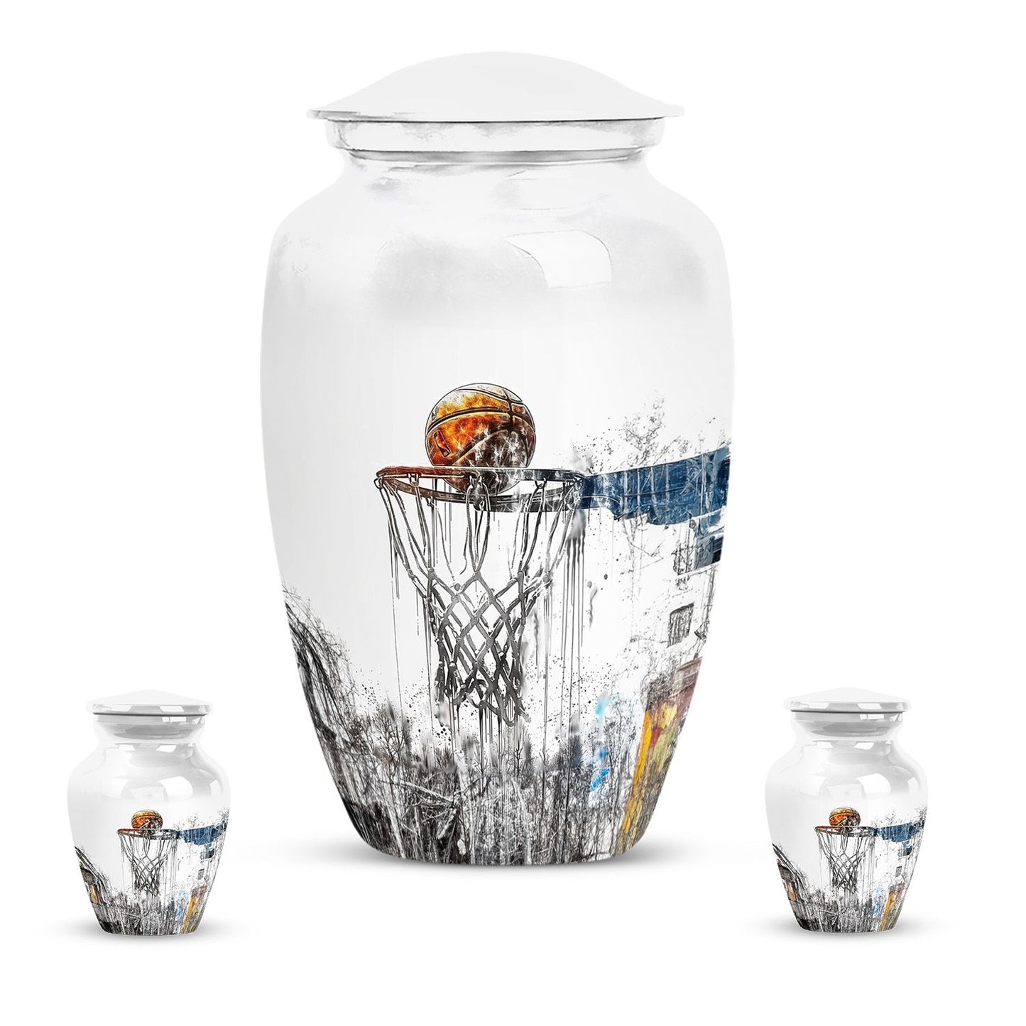basketball urn for human ashes.