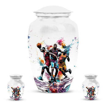 Large Urn with 2 Mini Urn