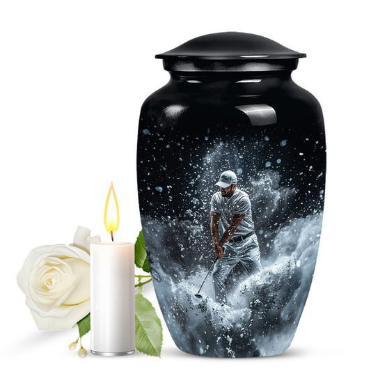 10-inch Classic Golf Urn, funeral burial urn 