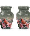 Classic 10 inch Cardinal Bird Urn.