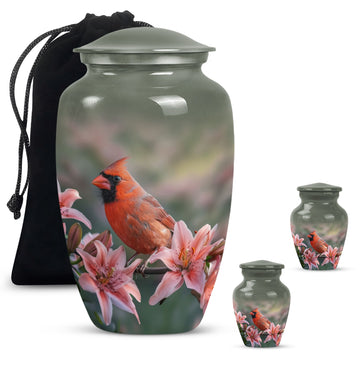 Large Urn with 2 Mini Urn