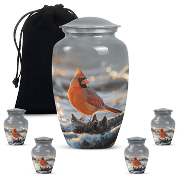 Large Urn with 4 Small Urn