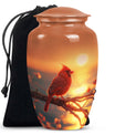 Cardinal Cremation Urn For Ashes  – Bird Cremation Urns For Women