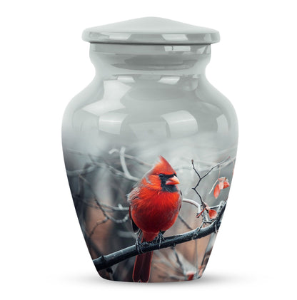 Cardinal Bird Urn for human ashes