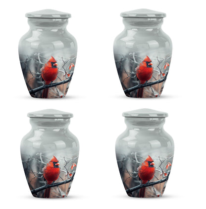 Cardinal Bird Urn for human ashes