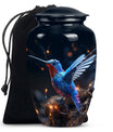 humming birds urn