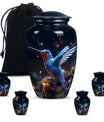 humming birds urn