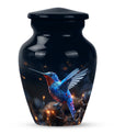 humming birds urn