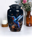 humming birds urn